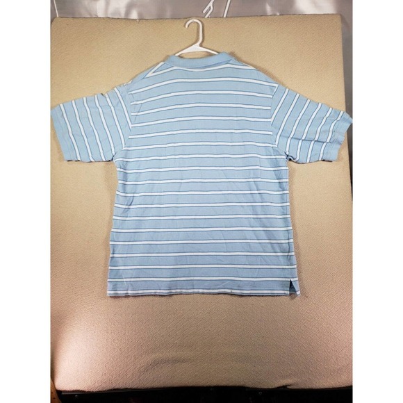 Southpole Shirt Mens 2XL XXL Polo Striped Collared Blue Cotton Button Pullover - Picture 8 of 12